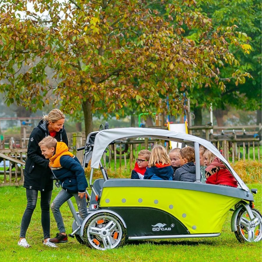 GoCab Fietstaxi voor kinderdagverblijf lease sfeer